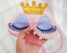 Lovely Pink/Blue Crown Sleeping Mask