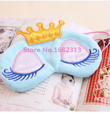 Lovely Pink/Blue Crown Sleeping Mask