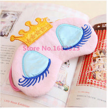 Lovely Pink/Blue Crown Sleeping Mask
